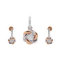 Natural G-H-I VS Diamond Pendant 0.68 ct IGI Certified 18K Gold Necklace