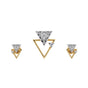 IGI Certified Natural G-H-I VS Diamond Pendant 1.12 ct 18K Gold Necklace