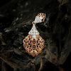 0.24 Ct Diamond Pendant Necklace IGI Certified 18K Gold H-I VS Luxury