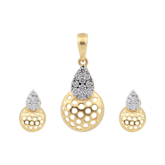 Laila Diamond Pendant Set