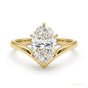 2.00 ct DEW Oval White Moissanite Solitaire Ring – Elegant Jewellery for Her Birthday 18K 18K Gold Plated