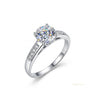 2.25 ct DEW White Moissanite Certified Ring – Engagement Gift for Her 18K Gold Plated V 18K Gold Plated