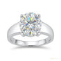 2.50 Cts White Round Cut Certified Moissanite Solitaire Rings 18K Gold Plated Verme 18K Gold Plated
