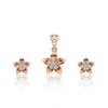 Elegant IGI Certified Diamond Pendant 0.66 ct 18K Gold Necklace Women Gift