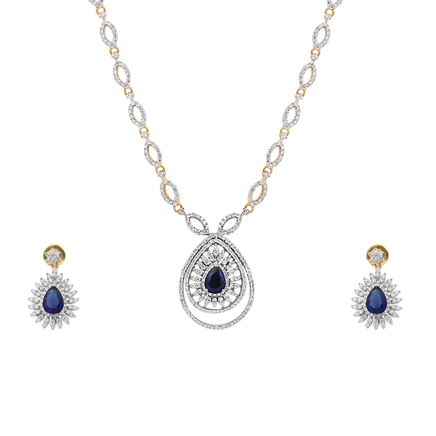 Celestial Grace Diamond Necklace Set