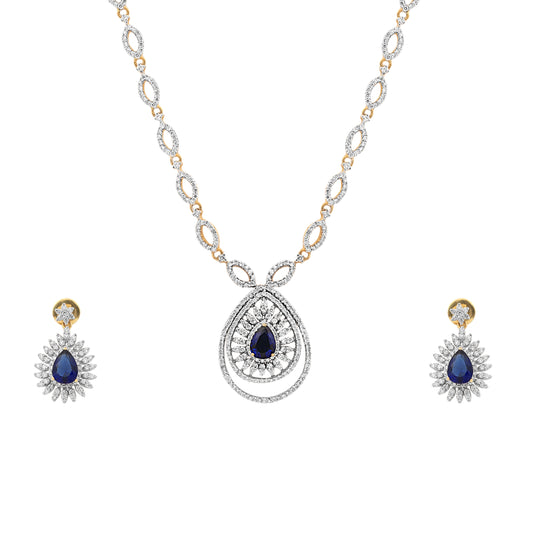 Celestial Grace Diamond Necklace Set