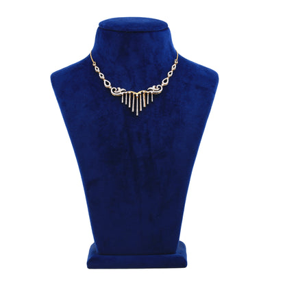 Charming Diamond Necklace and Earring Set
