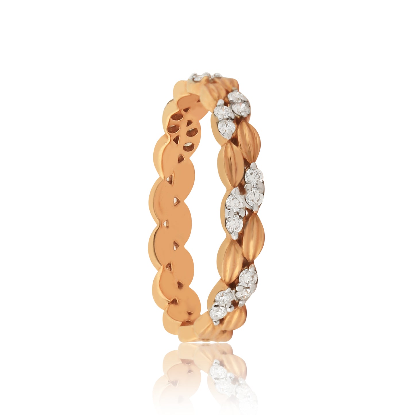 Stackable Diamond Ladies Ring