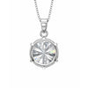 18.50 ct DEW F VS1 Moissanite Pendant in Gold Vermeil Premium Gift for Her Birthday