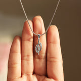 0.24 Ct IGI Certified Natural Diamond Pendant in 18K Gold Jewellery For Women