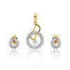 18k Gold Natural Diamond Pendant Set 1.50 ct Round Cut  IGI Certified Jewellery