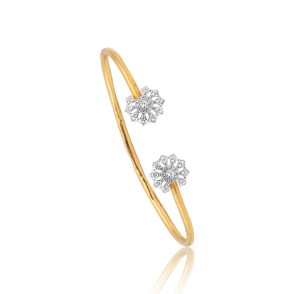 0.57ct Natural Diamond Pavé Bangle