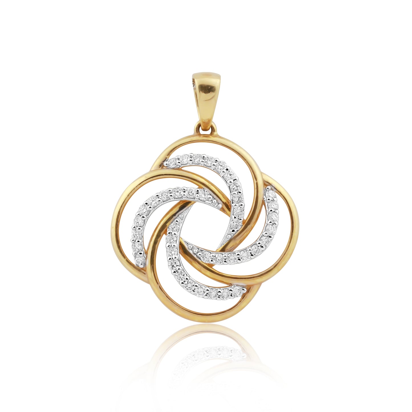 IGI Certified 0.44 Ct. Natural Diamond Pendant in 18K Gold Luxury Jewellery