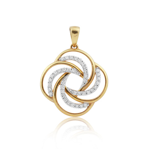 IGI Certified 0.44 Ct. Natural Diamond Pendant in 18K Gold Luxury Jewellery