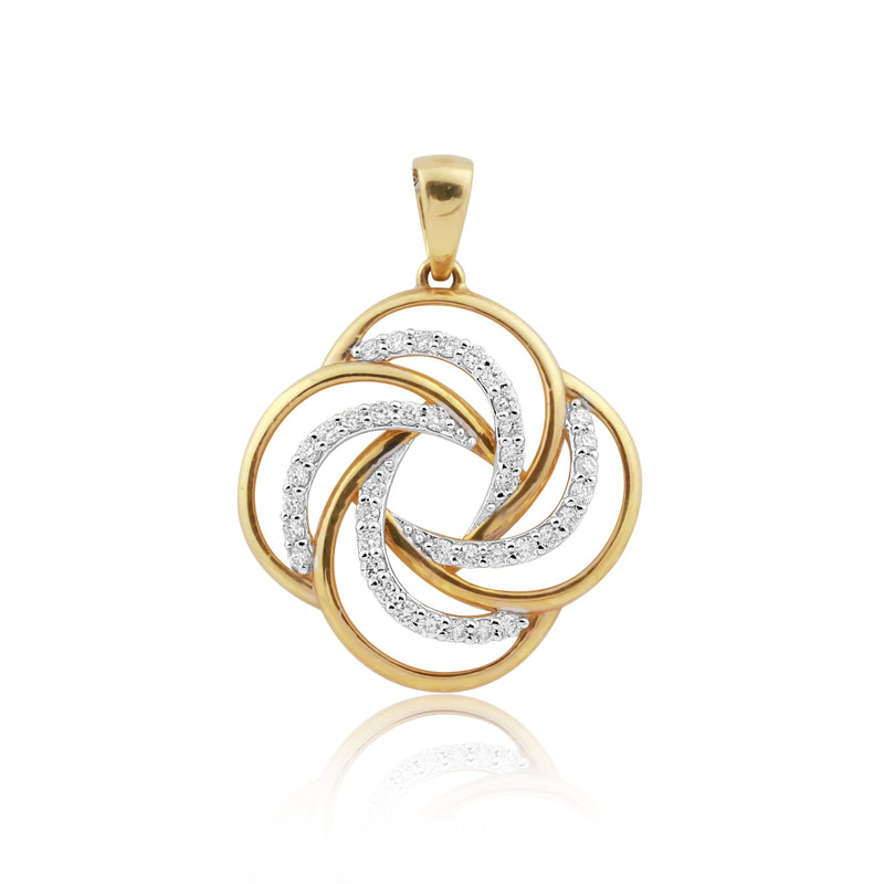 IGI Certified 0.44 Ct. Natural Diamond Pendant in 18K Gold Luxury Jewellery