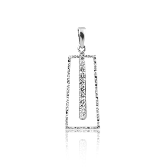 Geometric Diamond Pendant
