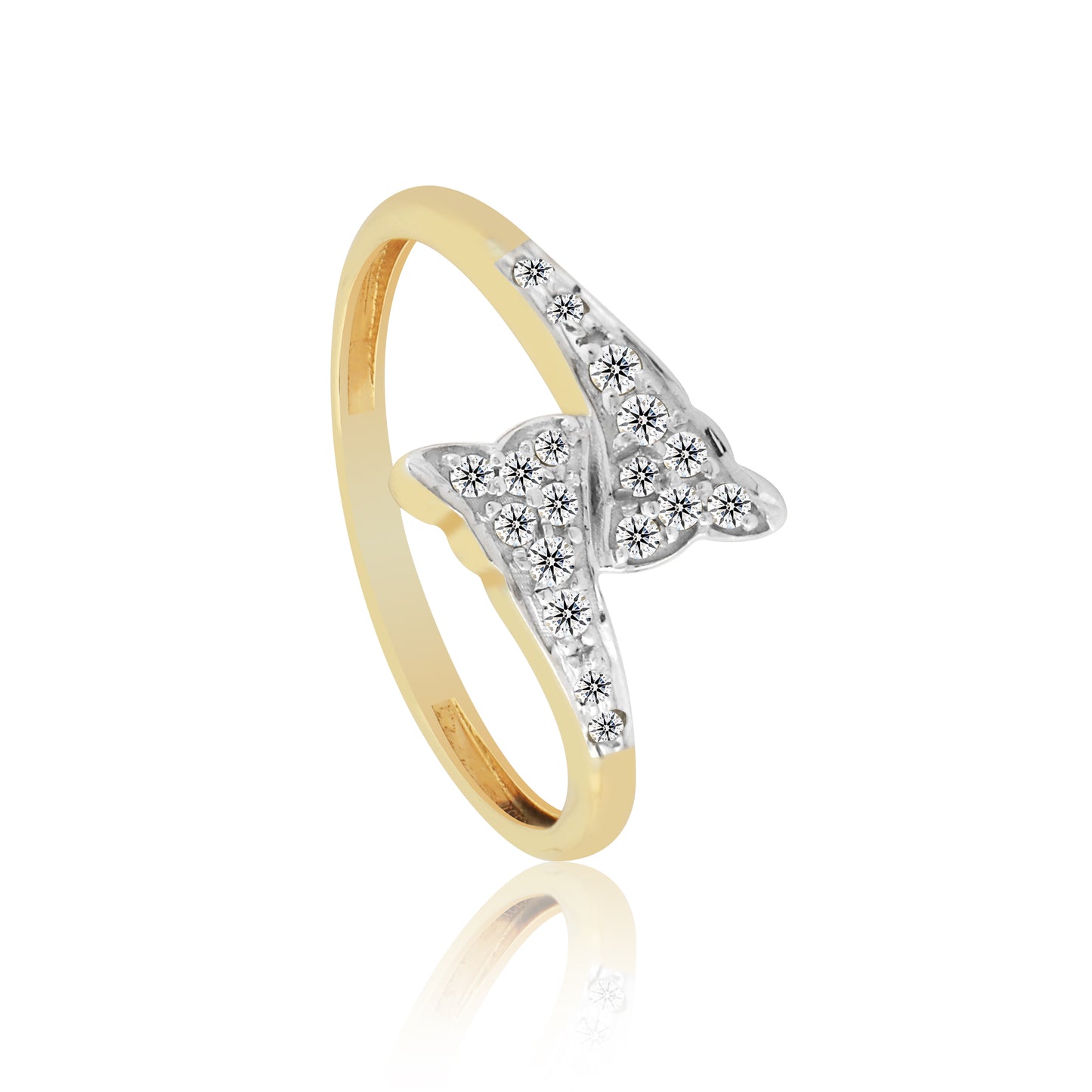 Bypass Diamond Ladies Ring
