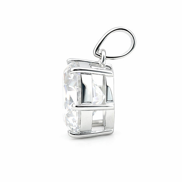 20 ct DEW F VS1 Moissanite Pendant in Gold Vermeil – Perfect Gift for Her This Fall