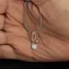 0.16 Ct IGI Certified Natural Diamond Necklace Pendant in 18K Gold
