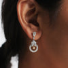 1.05 Ct. IGI Certified Natural Diamond  Dangle Earrings in 18K Yellow Gold