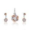 Natural G-H-I VS Diamond Pendant 0.68 ct IGI Certified 18K Gold Necklace