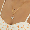 18k Gold Natural Diamond Pendant Set 1.50 ct Round Cut  IGI Certified Jewellery