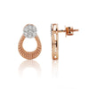 18KT Gold IGI Certified 0.32 Ct. Natural Diamond Stud Earrings gift for wife