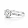 6.00 ct DEW White Moissanite Ring – Thoughtful Labor Day Gift for Her 18K Gold Plated V 18K Gold Plated