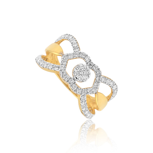 Celestial Harmony Diamond Ring
