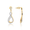 0.70 Ct. IGI Certified  18K Solid Gold Natural Diamond Earrings for Women