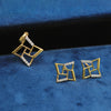 0.31 Ct. 18KT Yellow Gold Natural Diamond Pendant And Earrings Set for Gifting
