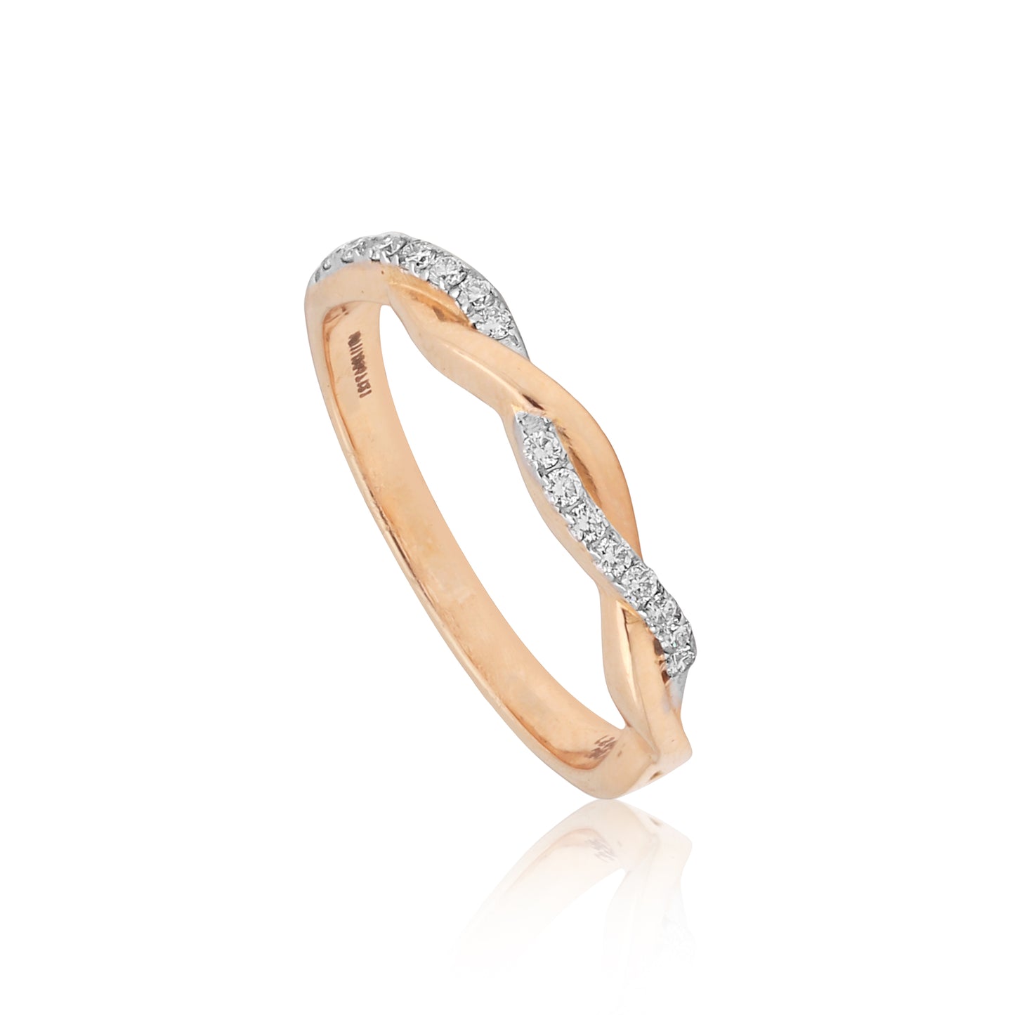 Rose Gold Twist Ring
