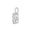 4.20 ct DEW Certified Moissanite Pendant in Gold Vermeil Ideal Gift