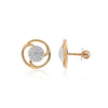 0.40 Ct IGI Certified . Natural Diamond 18KT Gold Stud Earrings gifts for wife