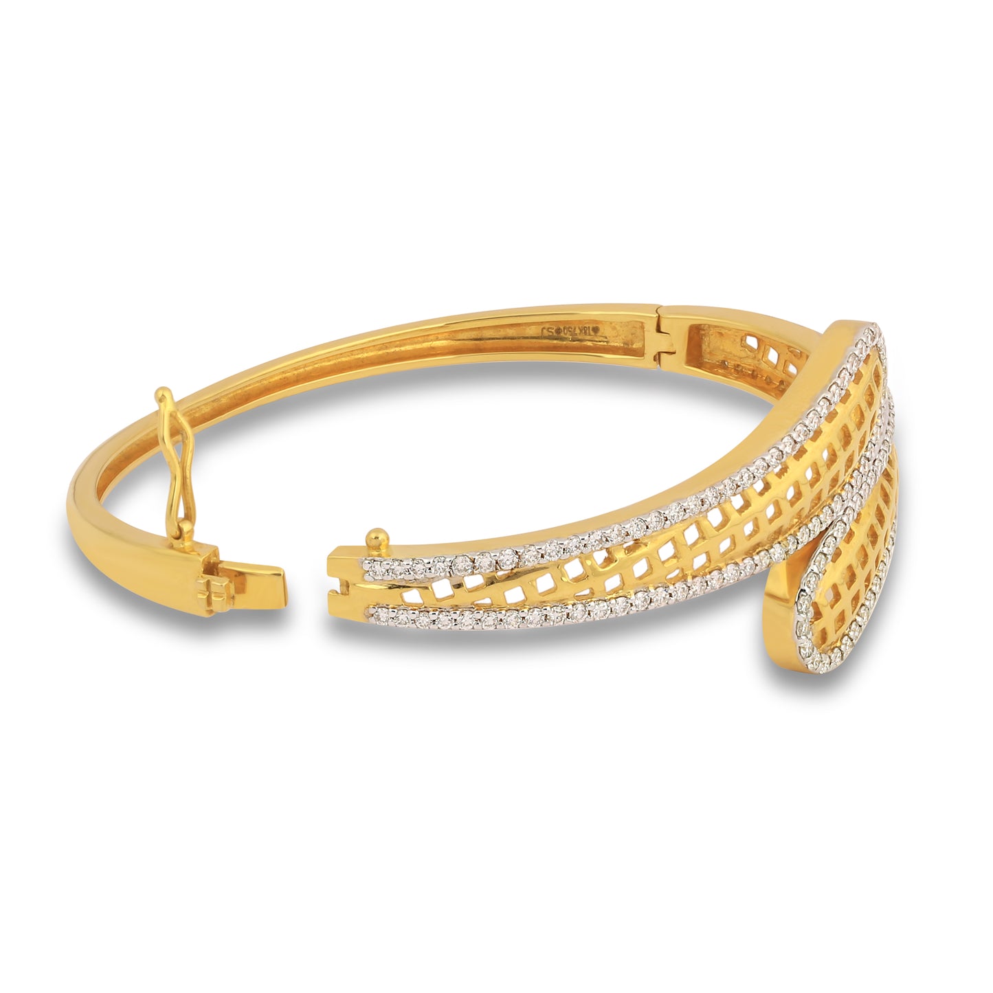 IGI Certified 1.60 Ct. Natural Diamond Bracelet in 18K Solid Yellow Gold