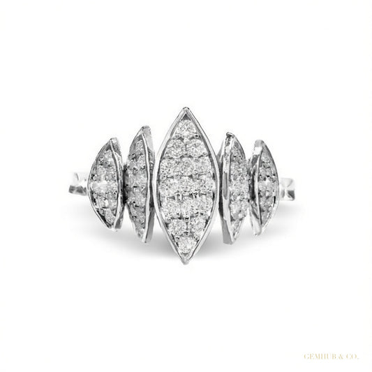 Genuine Lab-Grown/CVD Diamond Tennis Wedding Bracelet 18k Rose Gold 3.25 mm – white background main image