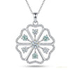 3.5 ct DEW Certified Round Cut Moissanite Solitaire Pendant In Gold Vermeil – white background main image