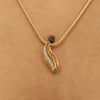0.13 Ct. Natural Diamond  IGI Certified Pendant And Earrings in 18KT Yellow Gold
