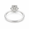 2.85 ct DEW Certified White Moissanite Solitaire Ring in – Gift for Wife 18K Gold Plate 18K Gold Plated