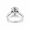 6.00 ct DEW White Moissanite Ring – Thoughtful Labor Day Gift for Her 18K Gold Plated V 18K Gold Plated