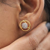 0.40 Ct IGI Certified . Natural Diamond 18KT Gold Stud Earrings gifts for wife