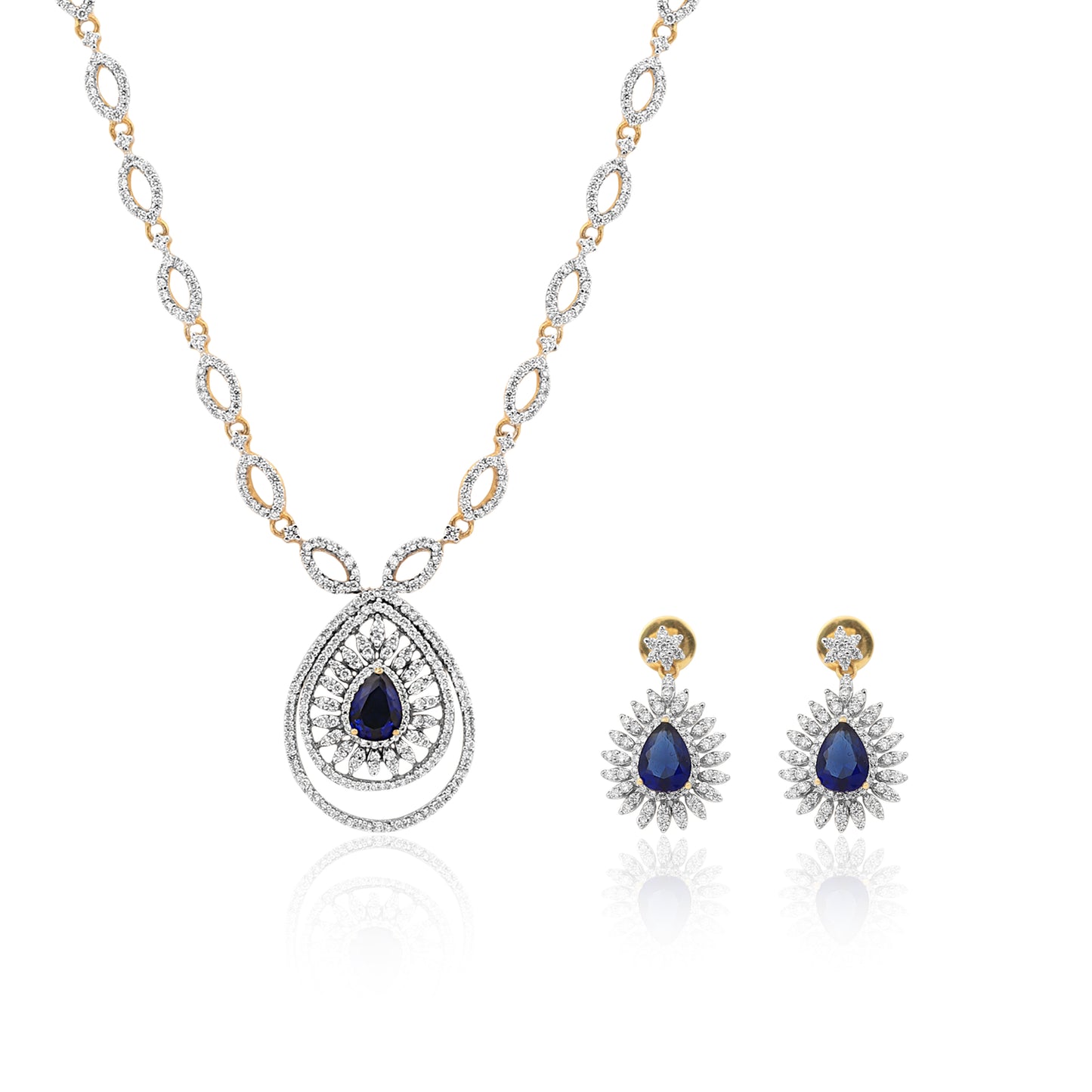 Celestial Grace Diamond Necklace Set