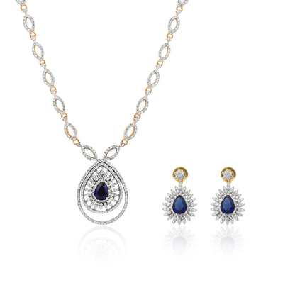Celestial Grace Diamond Necklace Set