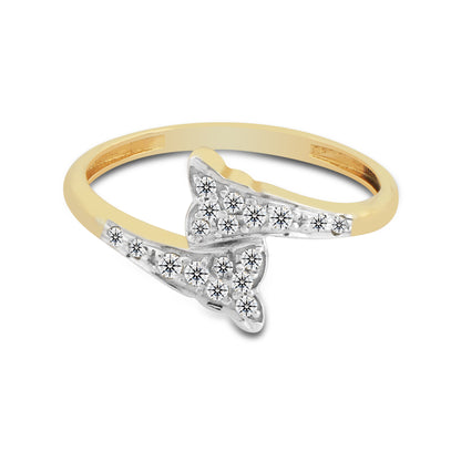 Bypass Diamond Ladies Ring