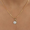 Elegant 0.44 Ct 18K Gold Pendant IGI Certified Natural Diamond for Women