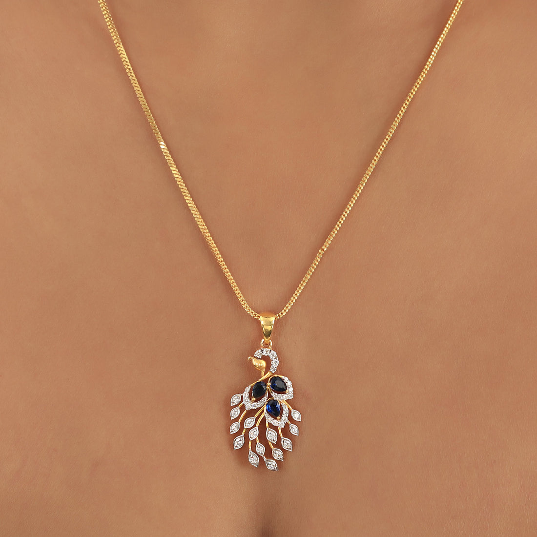 Engagement Gift Pendant 18K Gold 0.38 Ct IGI Certified Natural Diamond