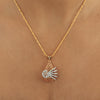 0.88ct Natural Diamond Pendant Necklace