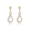 0.70 Ct. IGI Certified  18K Solid Gold Natural Diamond Earrings for Women