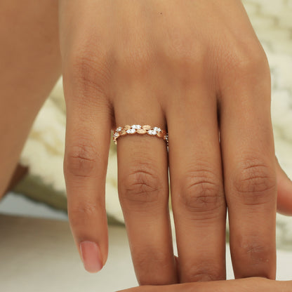 Stackable Diamond Ladies Ring