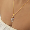 Engagement Gift Pendant 18K Gold 0.38 Ct IGI Certified Natural Diamond